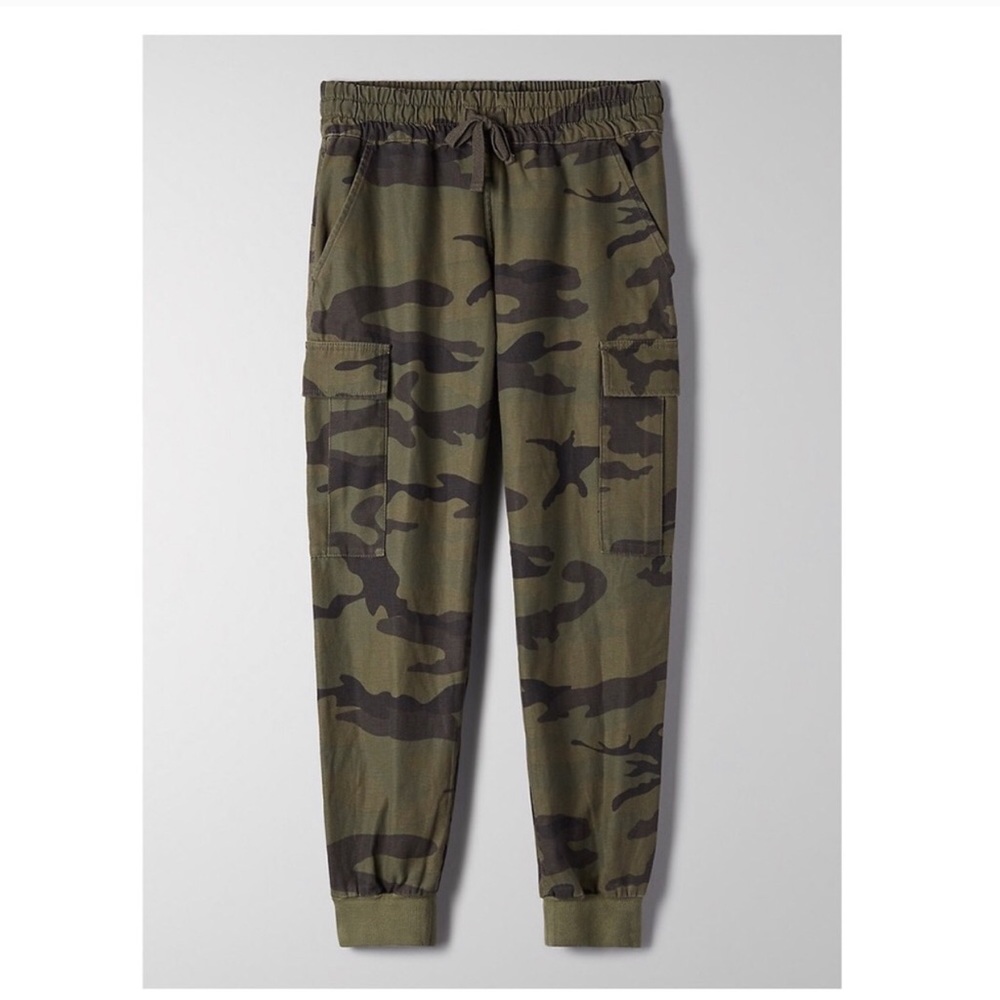 Aritzia Camo Joggers